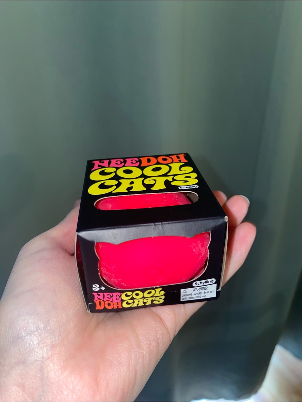NEW Authentic Schylling Needoh Cool Cats - Bright Pink